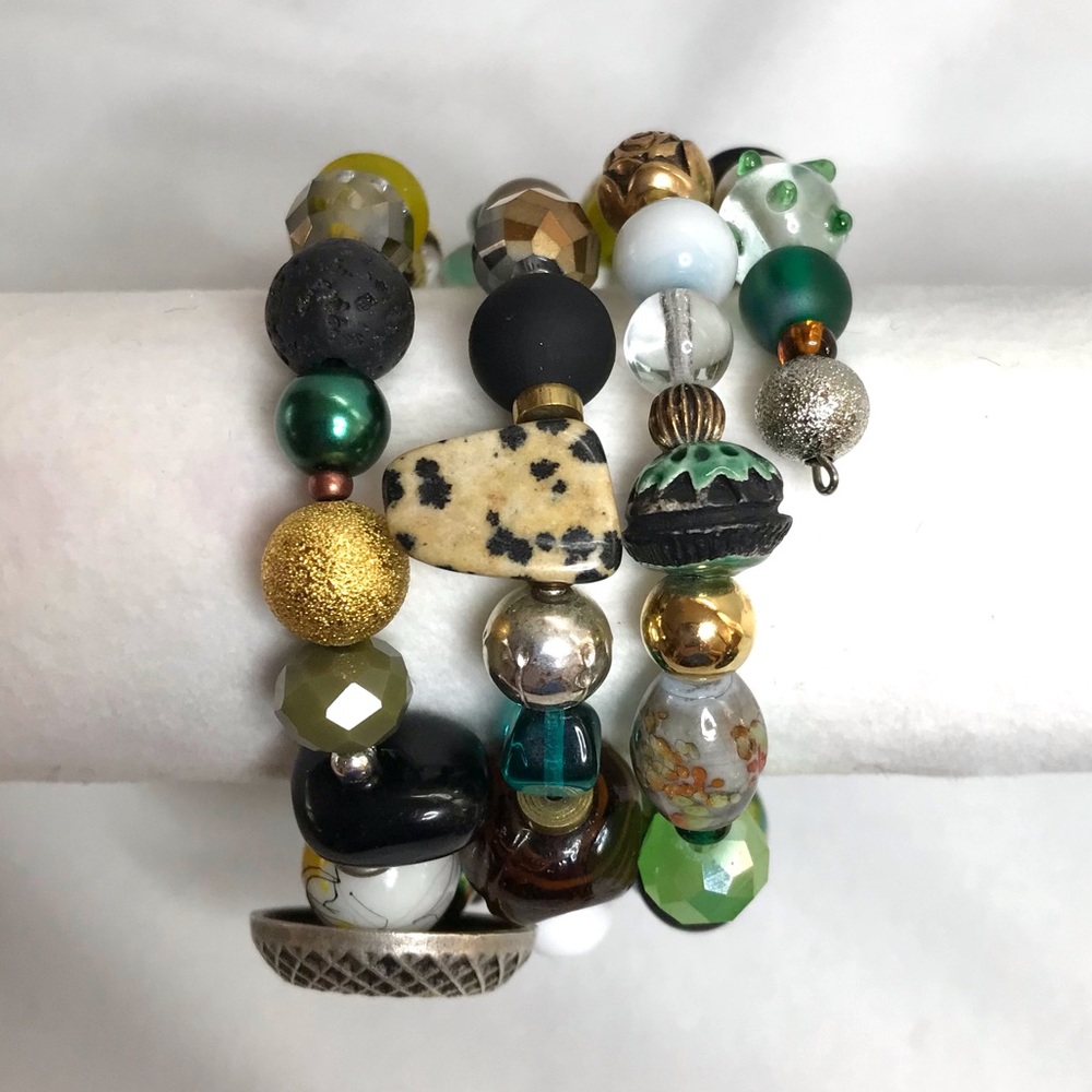Handmade Bracelet with Vintage and Modern Elements (NB51-4H) New Without Tags - Picture 5 of 9